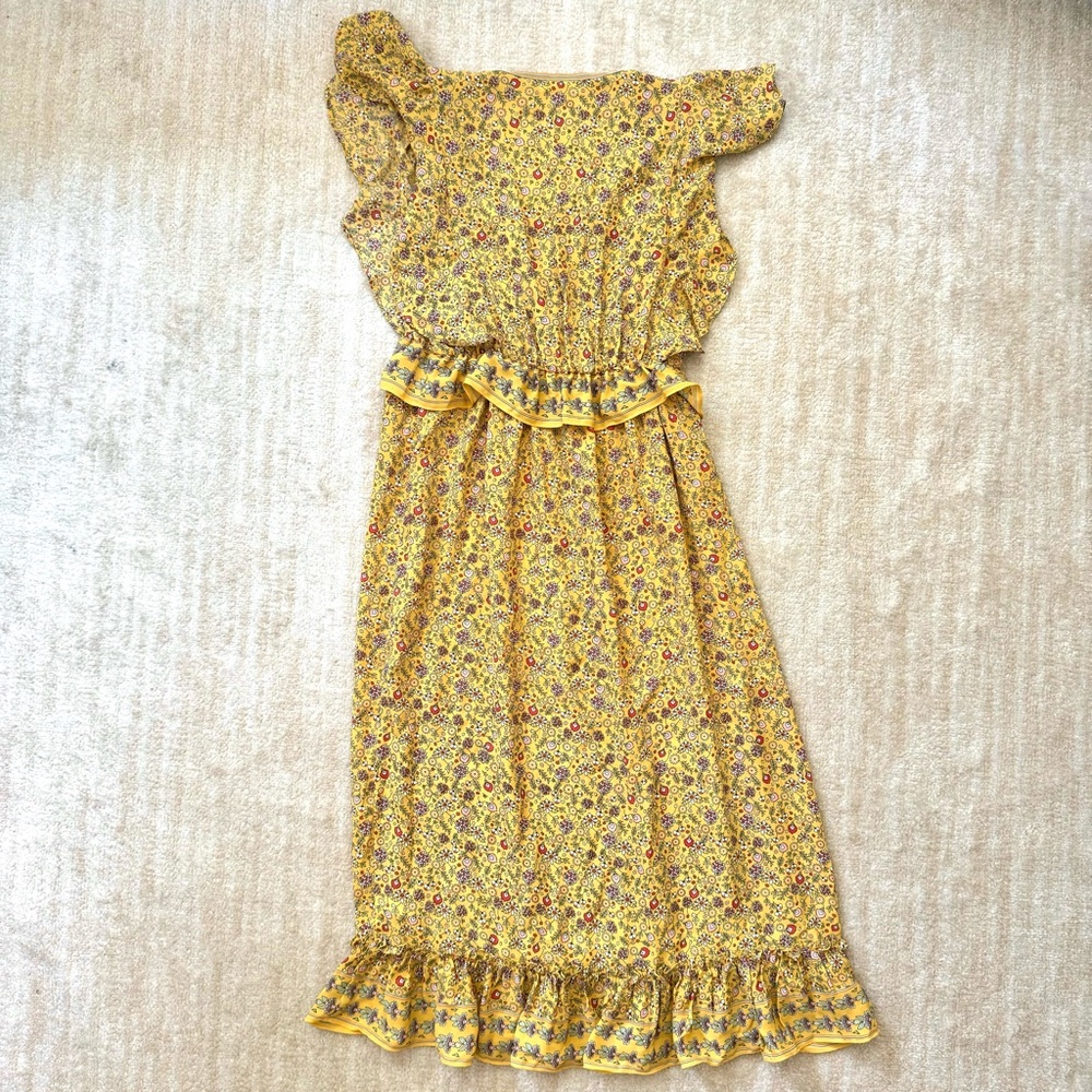 Max Studio Retro Floral Ruffle Dress - Picture 3 of 10